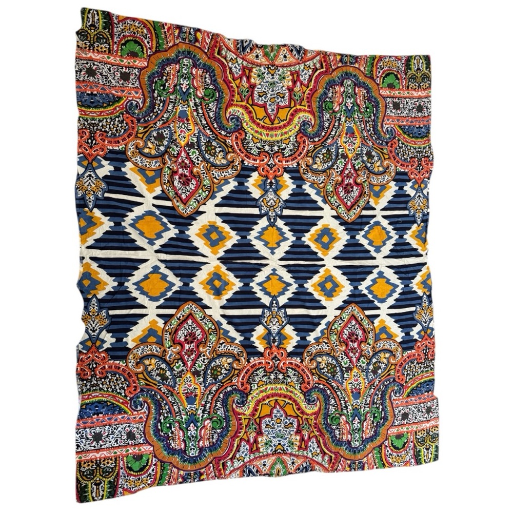 Bohemian Patterned Wall Tapestry 84” x 100”